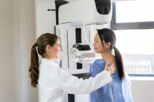 Female doctor talking to her patient