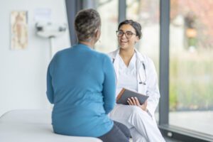 Meeting with a Senior Patient